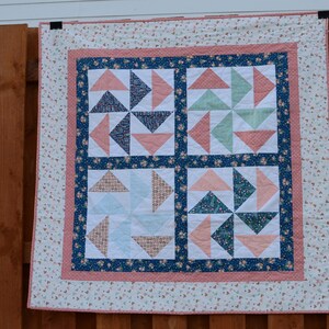 Handmade baby quilt