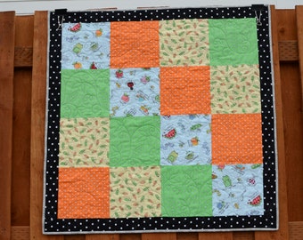 Handmade baby quilt