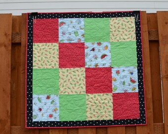 Handmade baby quilt