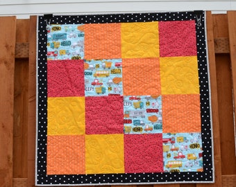 Handmade baby quilt