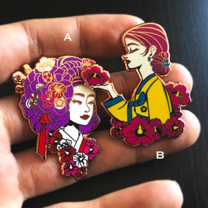 Korean Hanbok Pin/Badge A & B