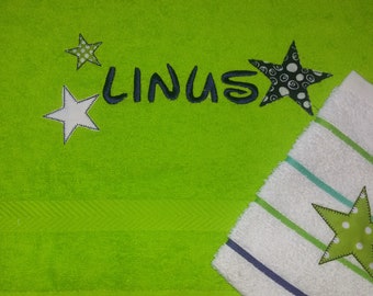 Towel "Superstar" incl. wish name