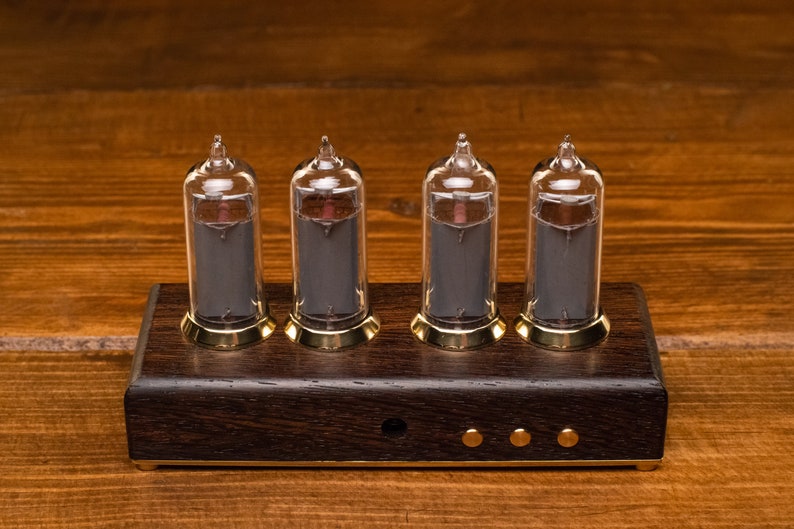 Nixie-Tube-Clock-IN-14-vintage-retro-tafel-klok-ziet er perfect uit afbeelding 4