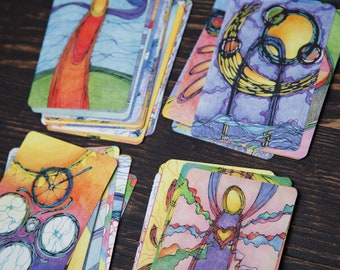 Unique Metaphorical Associative Cards,Therapy Cards,  Contemplation Cards, Counseling Cards, Psychology Tool, Therapy Tool, Self Care