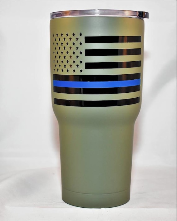 blue line yeti cup