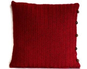 Red Pillow Throw pillow Gift for Mother Nursery decor Baby pillow Decorative Pillow Accent pillow Decorative pillow Sofa Pillow Cushion