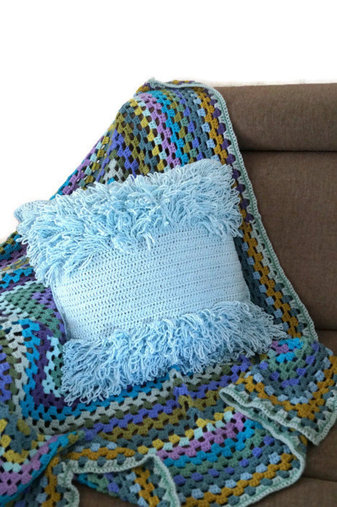 Throw pillow Newborn gift Nursery decor Baby pillow Light Blue Etsy