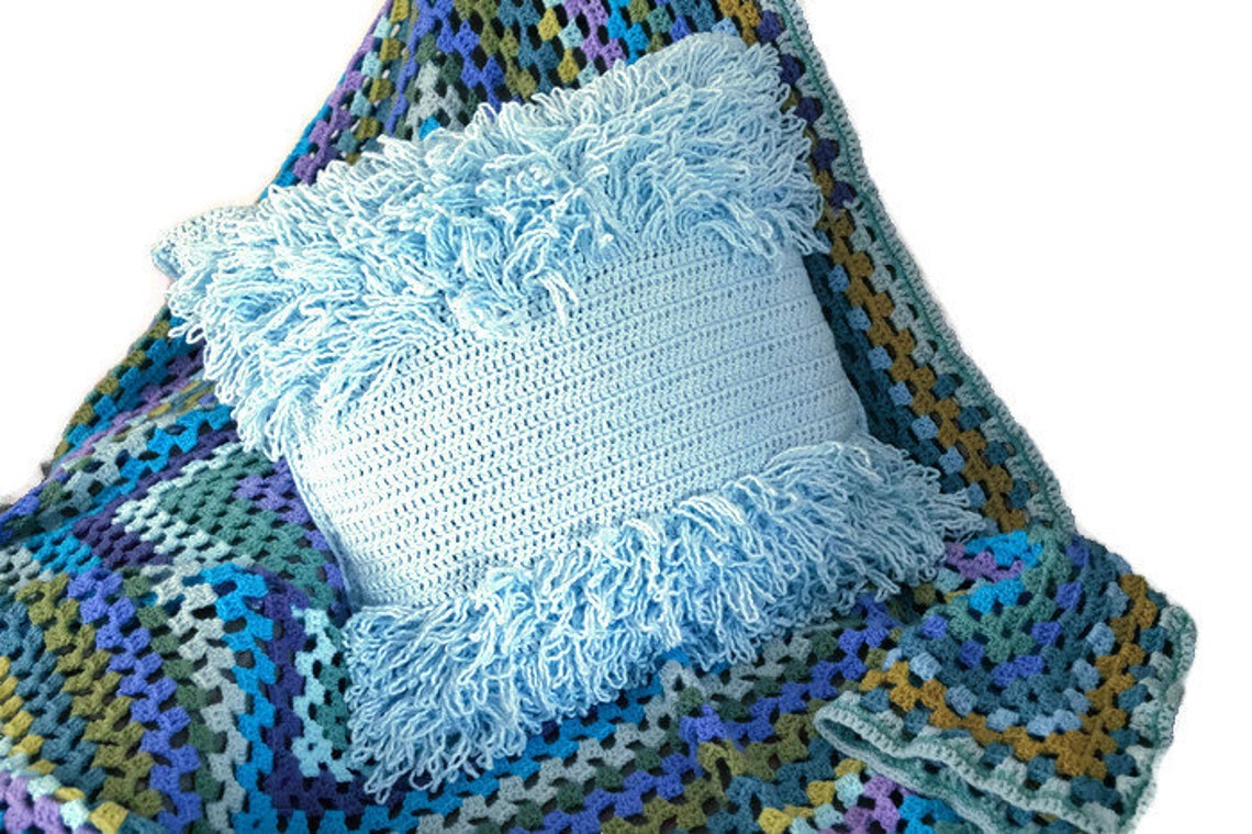 Throw pillow Newborn gift Nursery decor Baby pillow Light Blue Etsy