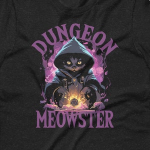 Dungeon Meowster Shirt - Funny TTRPG Shirt - Cat DM Gift - ttrpg gift, ttrpg Shirt