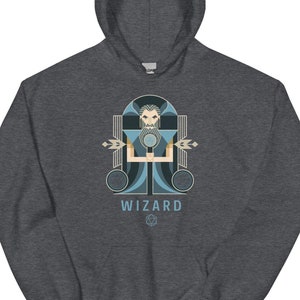 Wizard Hoodie | Fantasy rpg Class Pullover |  Wizard Character Hoodie for Tabletop Gamers | Roleplay Gift for rpg Fans