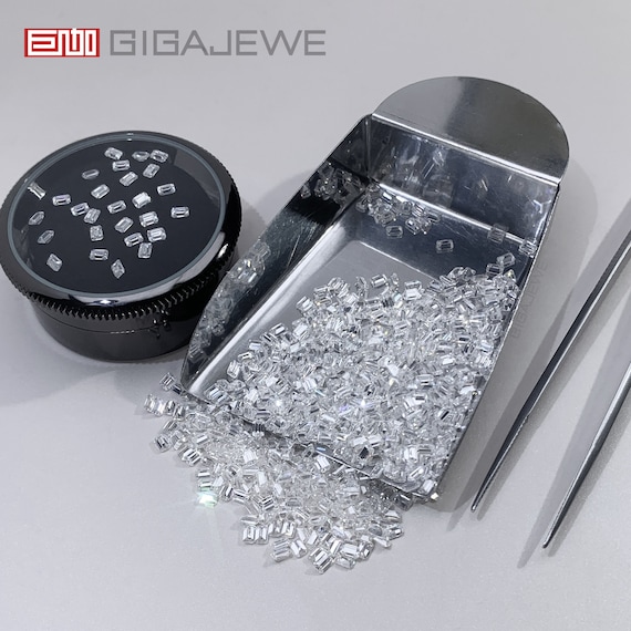 10 Pezzi Da 0,7 Mm A 1,30 Mm Moissanite Bianco D Colore - Foto 2