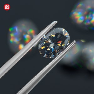 Gray Best Manual  Oval Cut  Moissanite Loose VVS1 Synthetic gemstone by Excellent Cut With Certificate For Jewelry Making and Gift