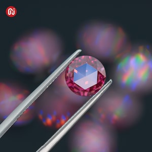 Pink Rose Cut VVS1 Moissanite Stone Loose Gemstone Synthetic Diamond wedding gifts, Christmas Gifts,Wedding gift