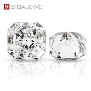 Loose Diamond CVD White Color Polished Diamonds Lab Grown With IGI Certificate Square Radianit brilliant Cut CVD Diamond