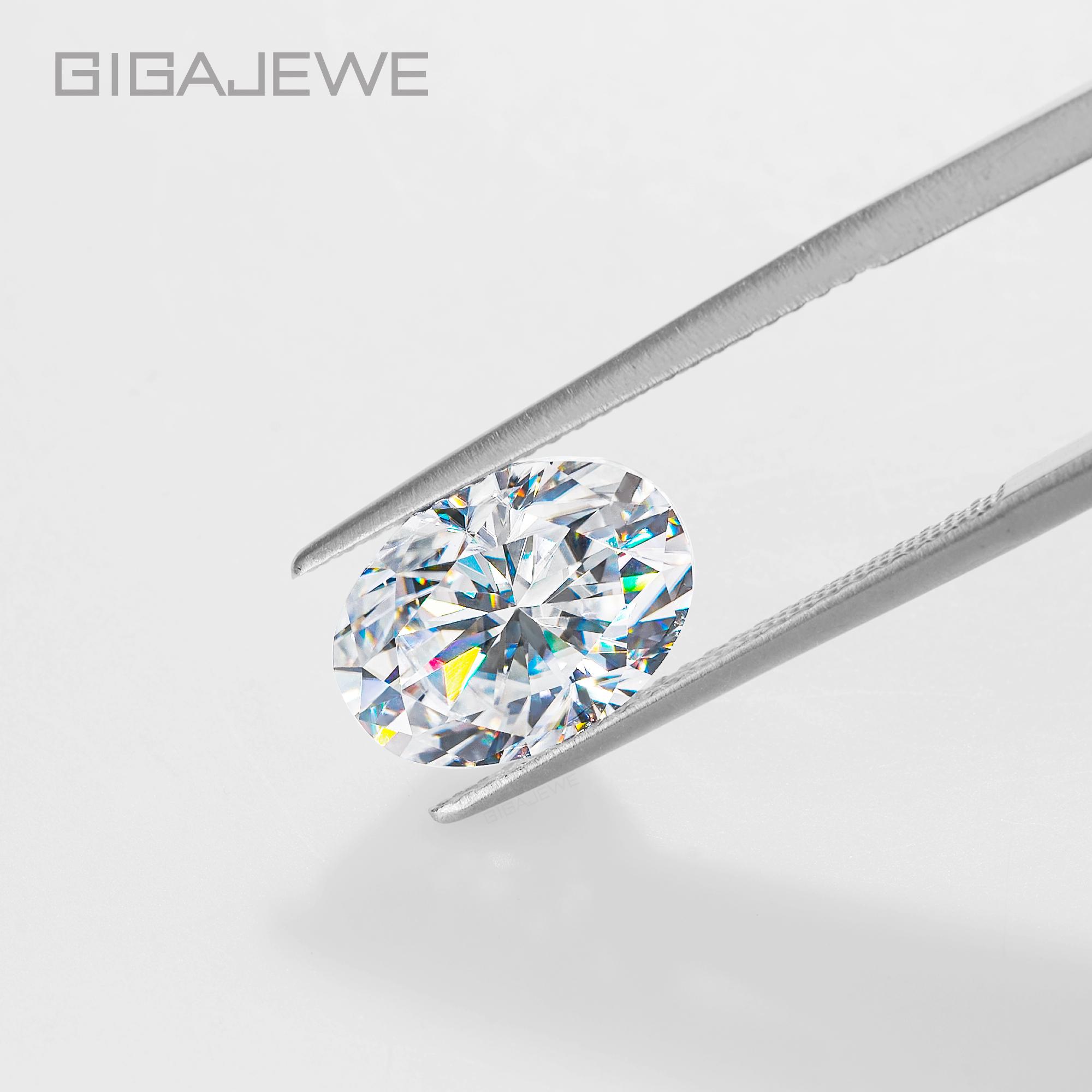 Pierre 0,5ct Taille émeraude – CZ Russe, Imitation Moissanite, 6x4mm