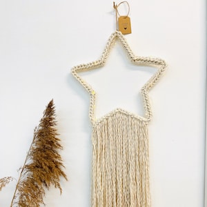Crochet pattern deco star &quot;Boho&quot;