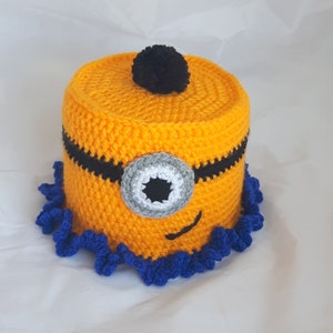 Toilet paper hat toilet decoration toilet roll Minion image 2