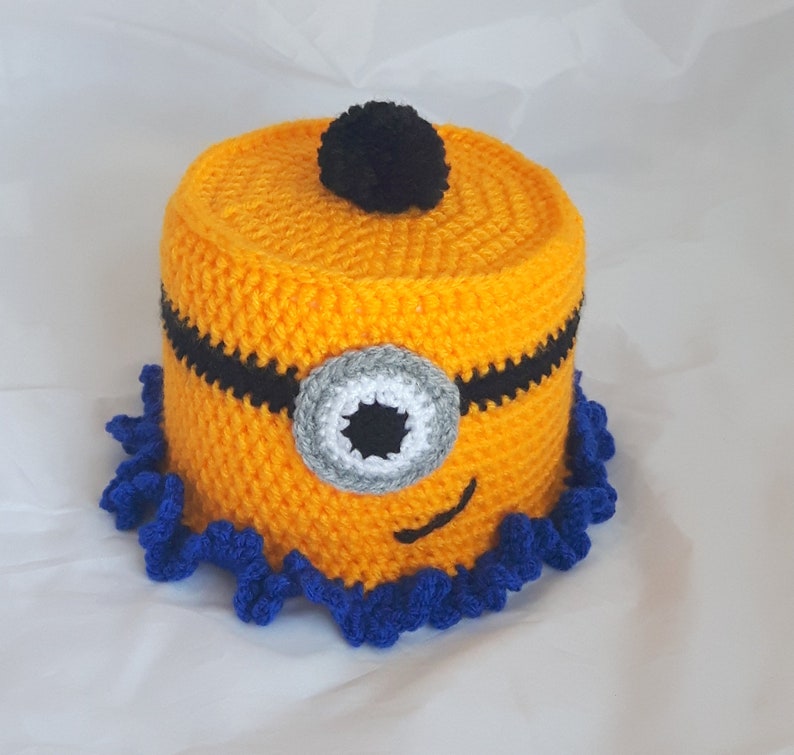 Toilet paper hat toilet decoration toilet roll Minion image 2