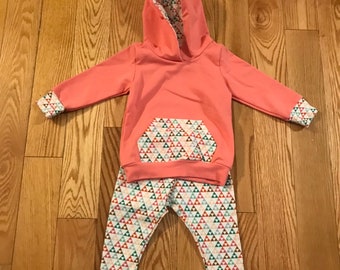 Baby Hoodie and Leggings Matching Outfit