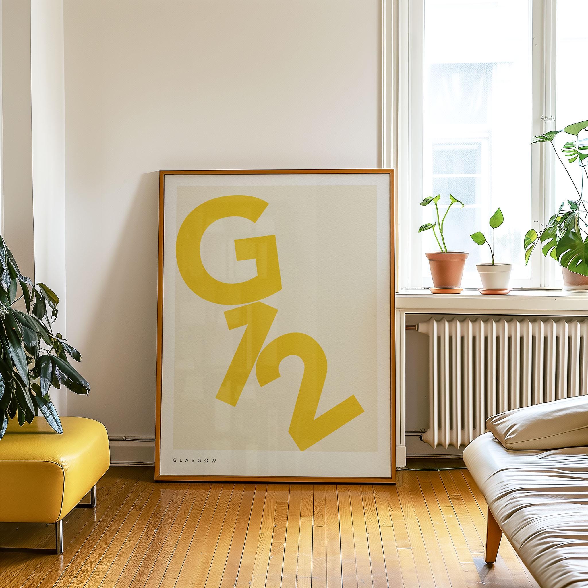 Postcode Word Art Personalised Postcode Print Stacked Letters, Option to Include City ...