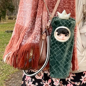 Prinzessin Neo Blythe Schlafsack, handgemachte Reisetasche mit Futter für Neo Blythe, 1/6 Puppenkoffer, Blythe Zubehör
