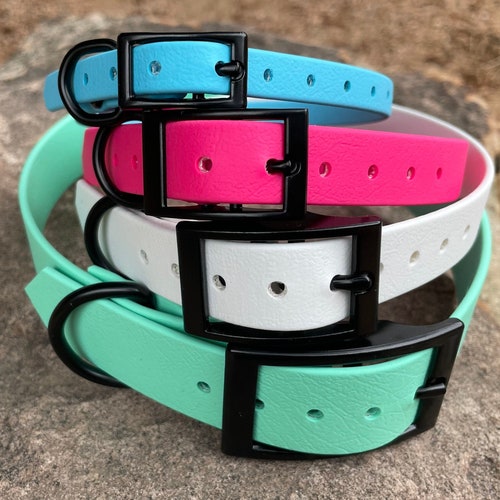 Custom Standard Biothane Dog Collar With Quick Release Etsy