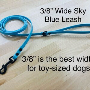 BioThane® Dog Leash with Black Hardware image 4