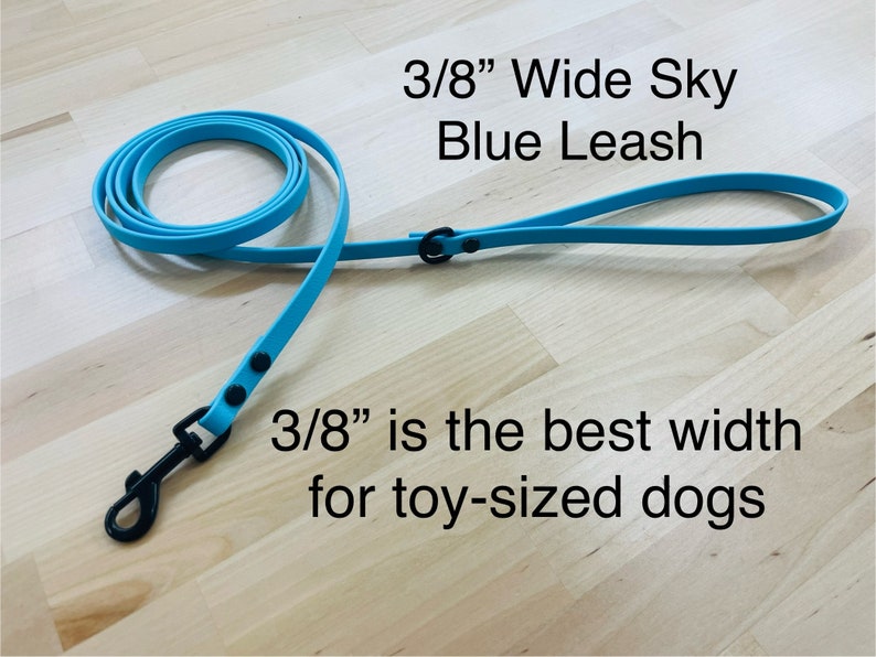 BioThane® Dog Leash with Black Hardware image 4