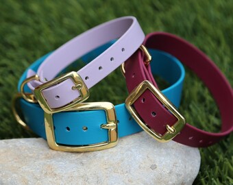 brass dog collar hardware