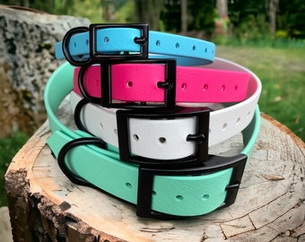 BioThane® Dog Collar with Black Buckle