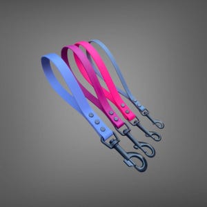 BioThane® Traffic Lead with Black Hardware
