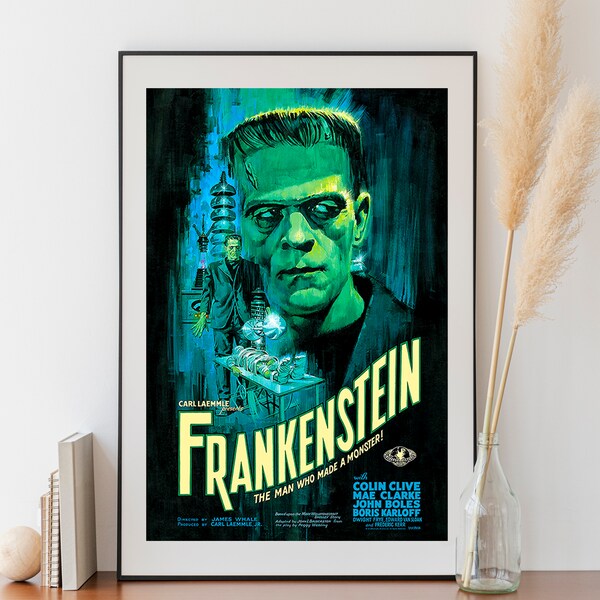 Frankenstein 1931 Poster Etsy