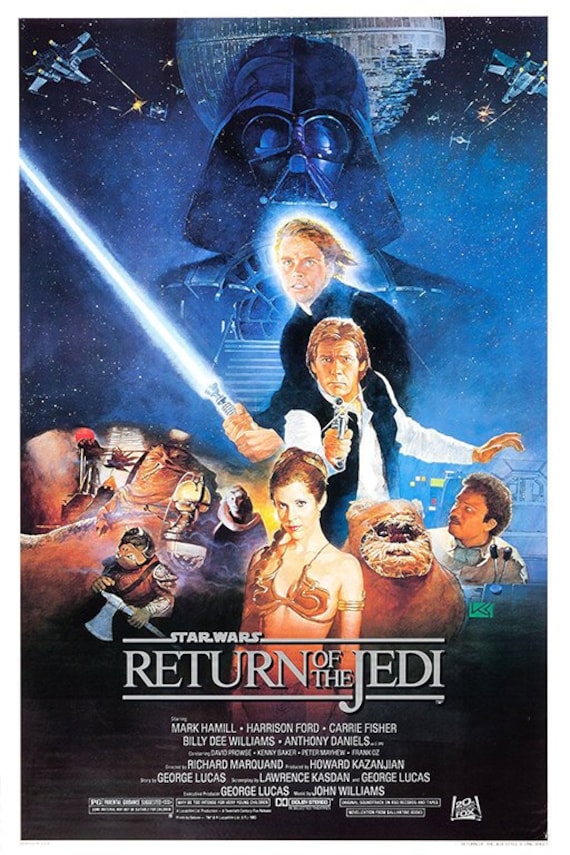 Darth Vader 1 Print Star Wars Classic Movie Picture Vintage Film Poster Hero