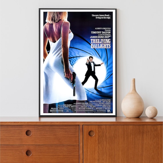 James Bond The Living Daylights Classic Movie Poster Print A0 A1 A2 A3 A4 Maxi