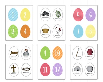 Resurrection eggs Etsy graphic regarding Resurrection Eggs Printable referred to as Resurrection eggs Etsy