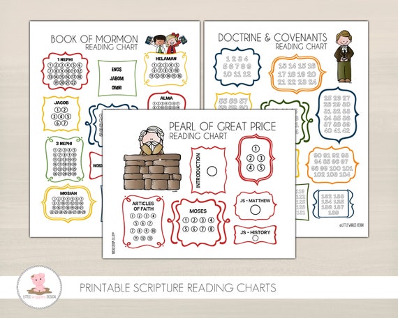 Book Of Mormon Seminary Reading Chart