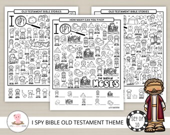 Old testament I spy game bible lesson activities