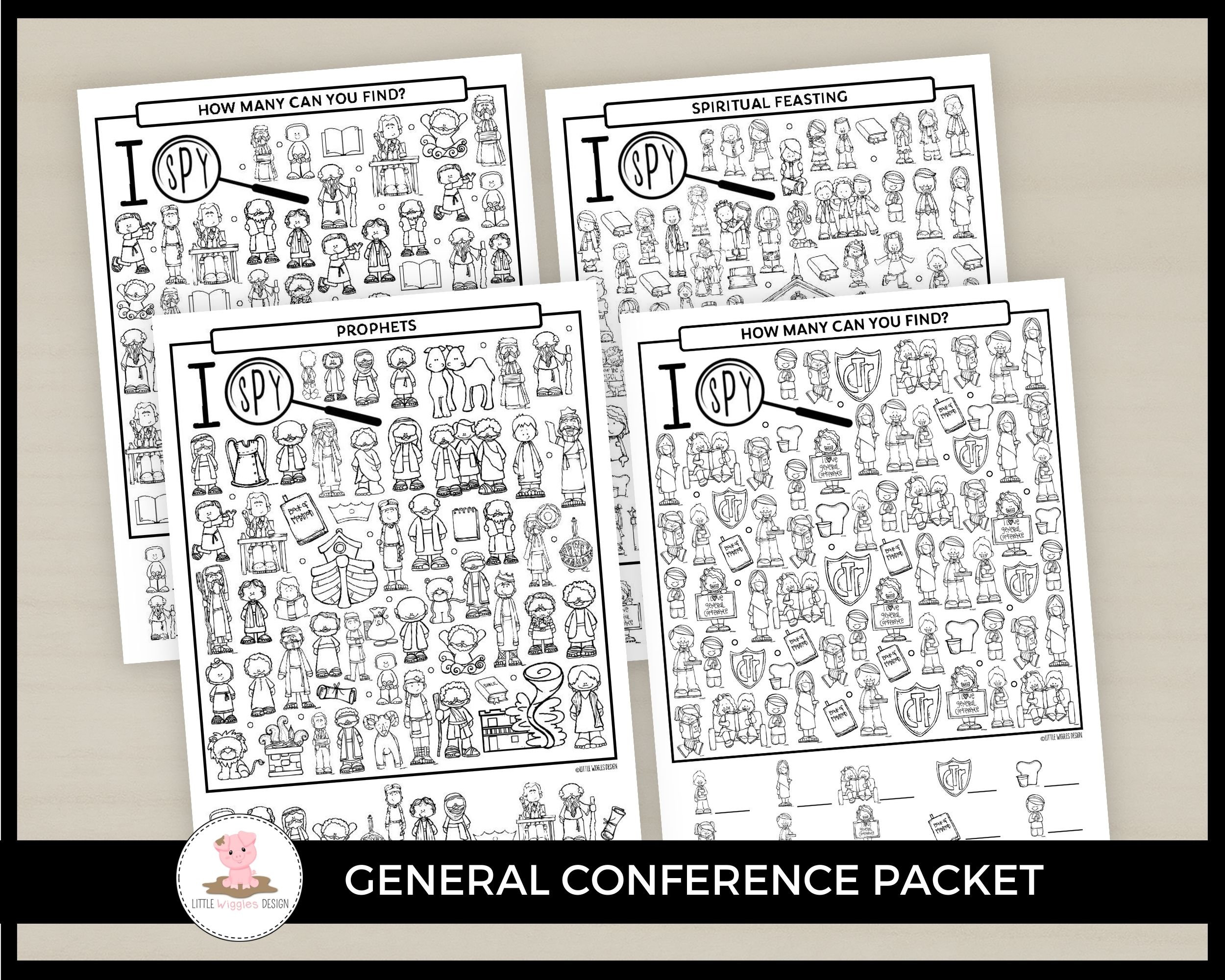 October 2023 Latter Day Saint General Conference Packet by Little