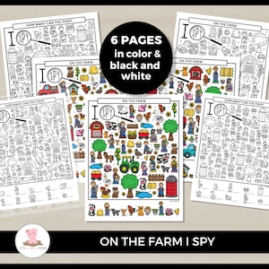 On the farm I spy by Little Wiggles Design