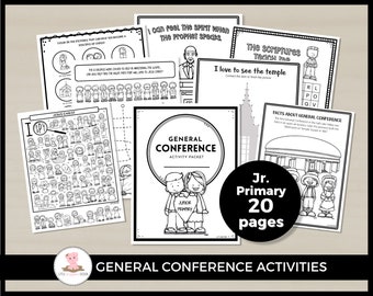 April General Conference packet by Little Wiggles Design