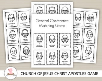 General Conference activities, Apostle matching game, General Conference Apostle 2022