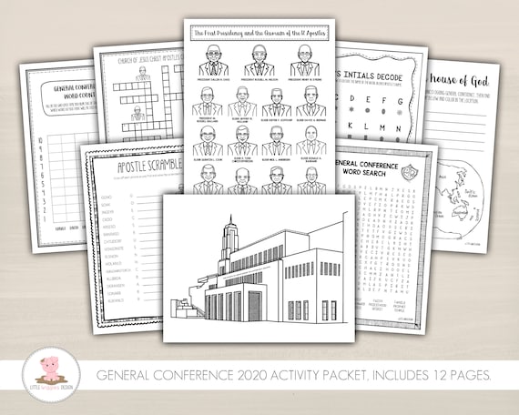 General Conference 2020 activities General Conference for | Etsy