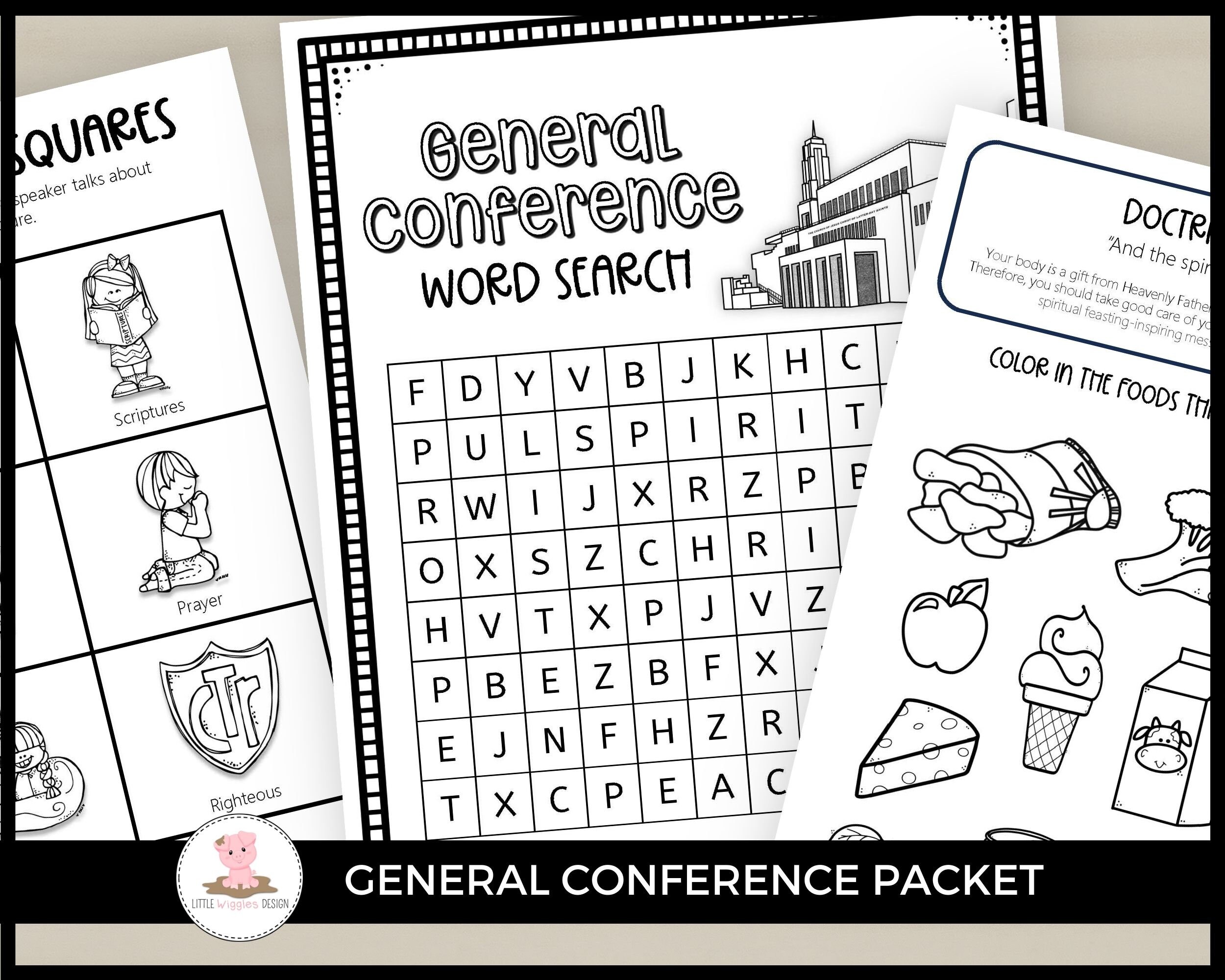 October 2023 Latter Day Saint General Conference Packet by Etsy