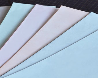 Handmade DIY leather color waxed and vegetable tanned leather fog waxed leather, genuine leather top layer of cow leather【1.0mm/1.5mm/2.0mm】