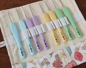 【新品未使用】【希少カラー】HAY GYM HOOK Sサイズ　ミントグリーン Jin Lan Macaron Resin Handle Crochet Hook 0.8mm-4.0mm Ergonomic