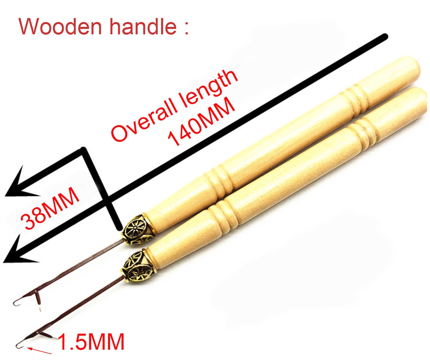 Crochet Needle Latch Hook Hair Needle Hook Dreadlock Dread Lock Tools  Professional Rugs Carpet -  Sweden