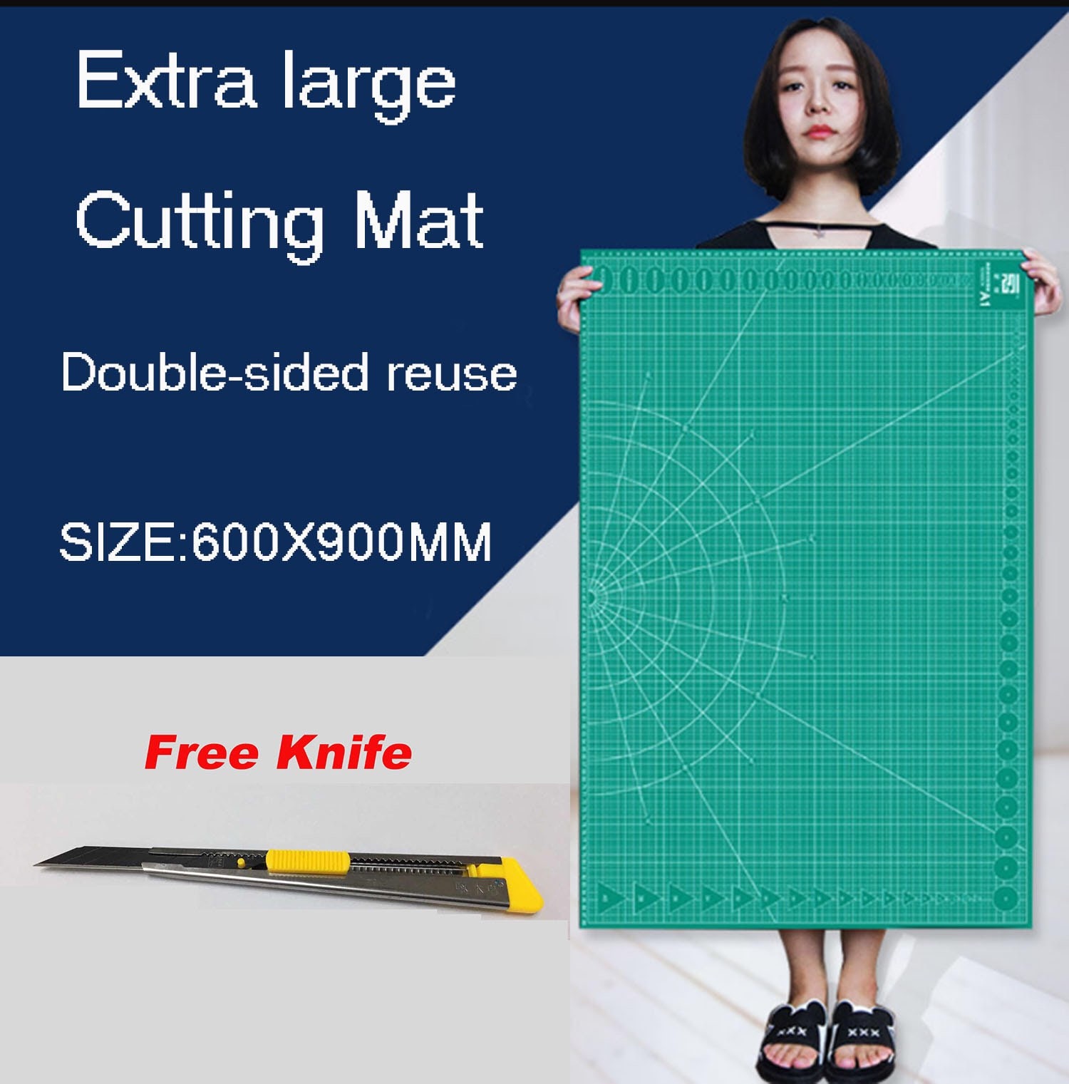 A1/A2/A3/A4/A5 Green Cutting Mat Self-healing Mat Leather Tool