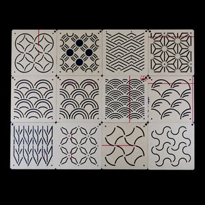 Sashiko Template Square Template Semicircle Template Twill Template Marking Template【15 Types】