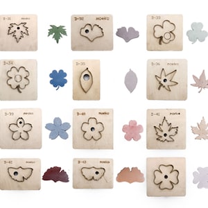 12 Custom Leaf leather cutter - leaves punch die blade leather cutters - Cutting Mold for Leather - Paper cutter Leather die cut Steel