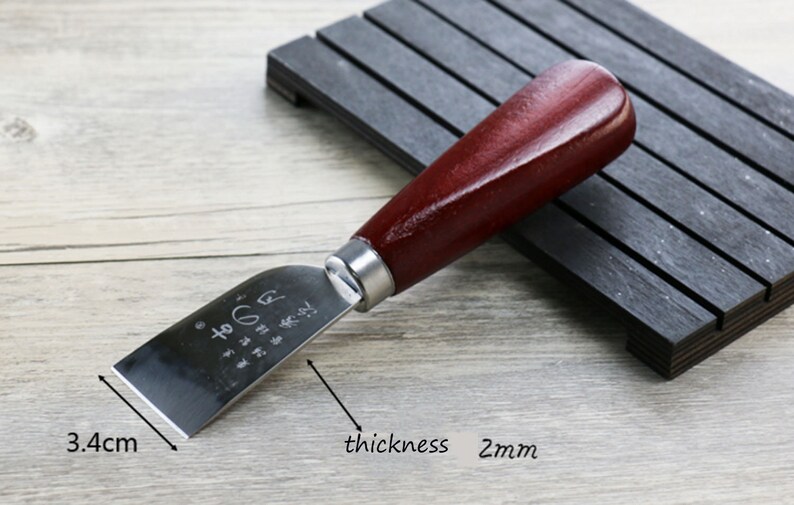 One Leather Tool Skiving Knife Leather Cutting Leather Tool Etsy